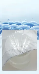 Close-up of lightweight breathable white fabric showing steam passing through for ventilation