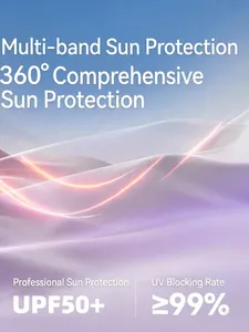 Women's outdoor sun protection jacket with UPF50+ fabric and 99% UV blocking rate