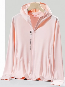 Sun Protection Jacket Breathable Lightweight Quick Dry Hooded Outdoor Reflective Sports Windbreaker Coat For Men Women