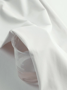 Pantalon homme en soie glacée à séchage rapide avec tissu blanc texturé respirant