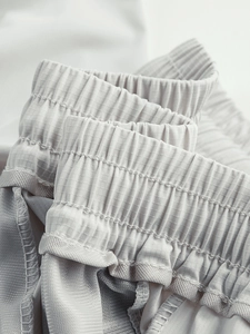 Pantalon homme en soie glacée à séchage rapide avec taille élastique et doublure filet
