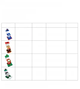 Detailed size and weight chart for polyester Christmas snowman and elk toilet seat sets