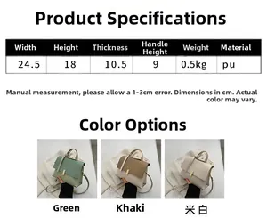Dimensions détaillées pour sac à main femme avec mesures de taille précises en cm