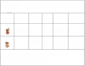 Detailed size chart and specifications for plush gingerbread man Christmas ornaments