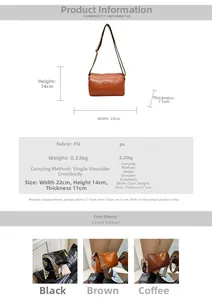 Detail view of vintage Boston bag with dimensions 22x14x11cm and wide woven strap