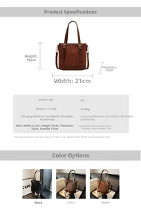 Details der Retro-Eimertasche aus mattem PU mit Rautensteppung und Gürtelschnalle