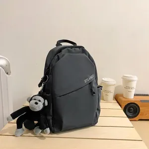 Large Capacity Nylon Chest Bag For Women Minimalist Casual Crossbody Shoulder Bag Versatile Daily Travel Bag With Charm