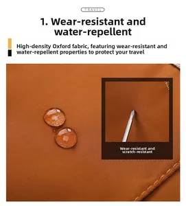 Gros plan sur le tissu oxford haute densité imperméable et résistant aux rayures du sac