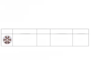 Detailed specifications table for sequined Christmas tree skirt made of polyester fiber