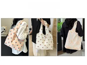 Detailed comparison of three floral tote bags with textured embroidery and lace patterns