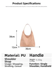 Detailed size specifications for the large pink floral embossed tote bag with dimensions