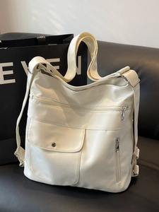 Zaino da Donna alla Moda di Grande Capacità Pendolare Multitasche Tracolla Regolabile Borsa a Spalla per Scuola Lavoro Stile Urbano Semplice