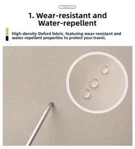 Détail macro du tissu oxford haute densité avec texture imperméable et résistante