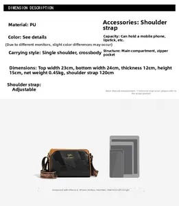 Boston Tasche Größentabelle mit Abmessungen und Vergleich zu mobilen Endgeräten