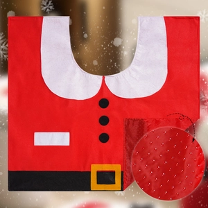 Weihnachtsmann Toilettendeckel-Set mit festlichem Design und rutschfester Unterseite im Bad