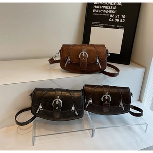 Elegant retro saddle bags collection with horsebit hardware and zip details in three colors