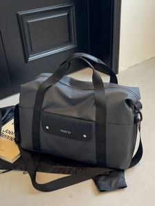 Borsa da viaggio grigio antracite grande con logo NOCO e tracolla regolabile