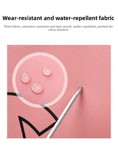 Macro view of water-resistant and scratch-proof pink honeycomb fabric for travel bags