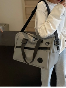 Borsa da Viaggio Grande Donna Borsa Fitness Nylon Impermeabile Borsa Sportiva Scomparto Scarpe Separazione Secco Umido Tote