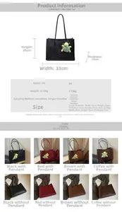 Guida alle taglie dettagliata per borsa tote con dimensioni 33x25x12cm e info