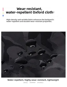 Gros plan sur le tissu oxford haute densité imperméable avec un motif de camouflage