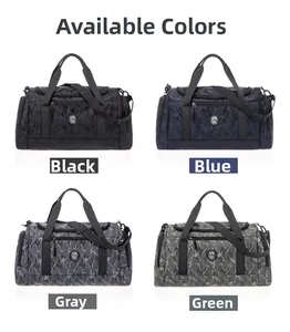 Sélection de grands sacs de voyage en tissu oxford camouflage en quatre coloris sport