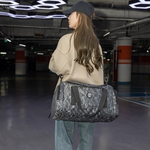 Sac de voyage camouflage en tissu Oxford de grande capacité avec logo Sport et bandoulière