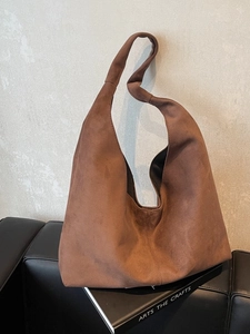 Sac Hobo Grande Capacité pour Femmes Effet Daim Cuir PU Minimaliste Sac Cabas Large Bandoulière Nouée Mode Navetteur