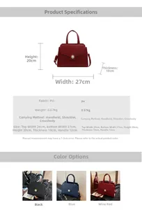 Detailed dimension guide and color options for crocodile pattern leather tote bag