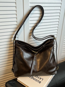 Vintage PU Leder Einkaufstasche Große Kapazität Für Damen Retro Weich Hobo Schultertasche Rucksack Pendlertasche
