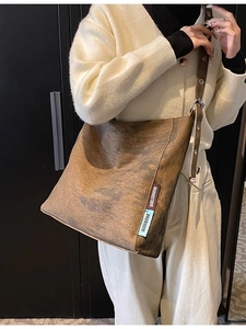 Large Capacity Canvas Tote Bag Women Retro Washed Shoulder Bag For Daily Commuting Cargo Style Crossbody Bag