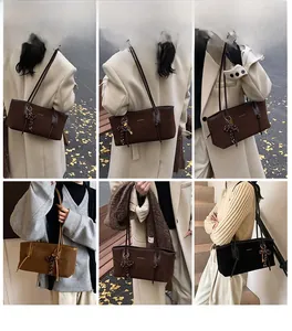 Three minimalist matte suede tote bags in coffee, brown, and black colors for women