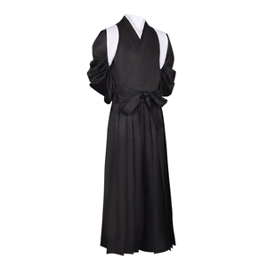Haikyuu Hinata Shoyo cosplay kimono outfit in black and white uniform for anime events