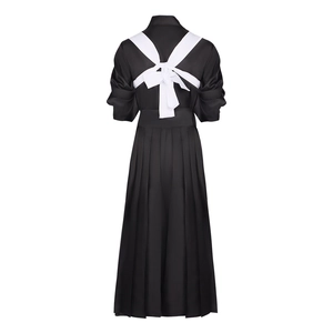 Haikyuu Hinata Shoyo cosplay kimono with white X-shaped cross straps and pleated skirt