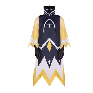Hazbin Hotel Adam cosplay costume set featuring tunic with emblem and spiked collar detail