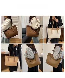 Detailed views of high-capacity tote bags in various colors for daily commuting use