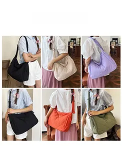Collage of quilted tote bags in black beige purple green and orange colors for daily use