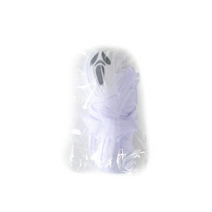 Ghostface mummy hanging decoration wrapped in white cloth with glowing face inside packaging