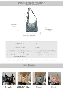 Quilted bucket bag dimensions with metal lock details and multiple color options