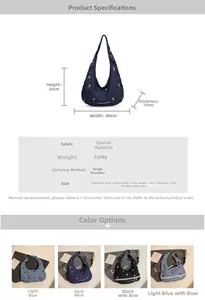 Guide des tailles pour grand sac cabas en toile avec dimensions de 30 cm de hauteur