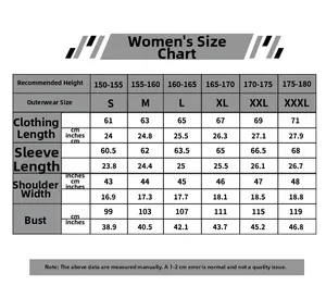 Detailed size chart for Wednesday Addams cosplay printed t-shirt costume including measurements