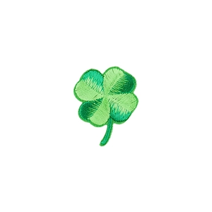 Green four-leaf clover embroidered patch for DIY clothing and accessory decoration