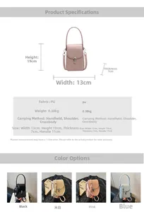 Detailed dimensions and weight specifications of the chic PU leather quilted crossbody bag