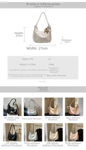 Tabella delle taglie e specifiche dei colori per la borsa capiente da donna per pendolari