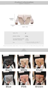 Size guide for half-round saddle bag showing dimensions 19x17x5cm and strap options