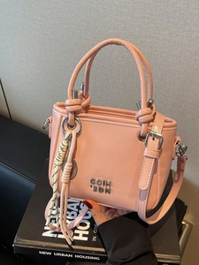 Petit Sac à Main Seau Mini en Cuir PU Femme Sac Bandoulière Couleur Unie Sac à Main Pour Usage Quotidien