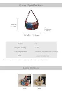Detailed size specifications for large canvas tote bag showing 38cm width and 30cm strap