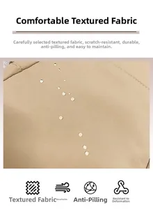 Détail macro du tissu oxford résistant à l'eau pour sac de poitrine unisexe robuste