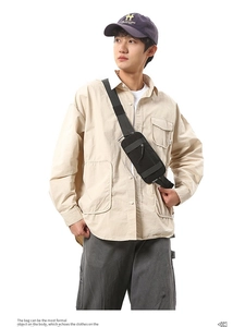 Lightweight Nylon Crossbody Sling Bag For Men Women Multi Functional Outdoor Sports Phone Waist Bag Adjustable Casual Travel Bag
