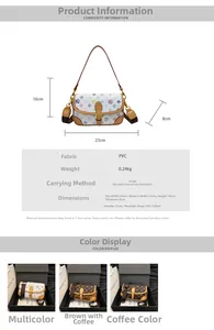 Detailed size chart and specifications for the large capacity vintage messenger tote bag